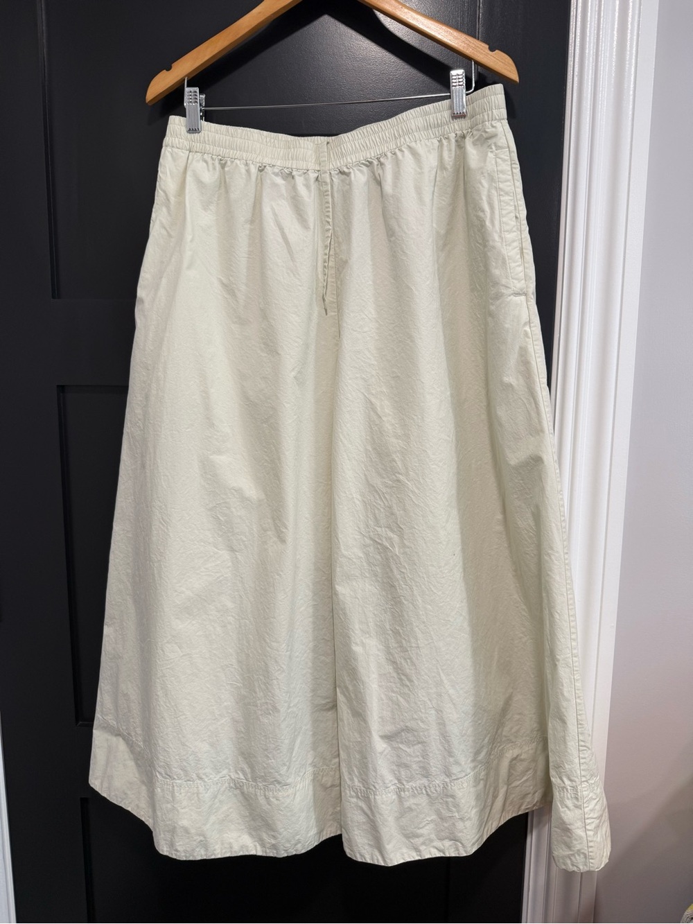 COS Wide Leg Culottes size 14 light green cotton
